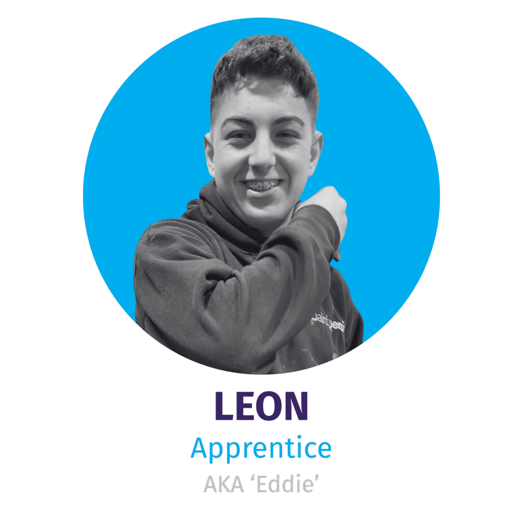 Leon, a car bodywork apprentice at Paint Genie, performing a professional vehicle respray and paint match.